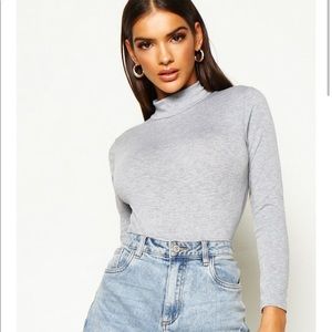 Boohoo mock neck bodysuit
